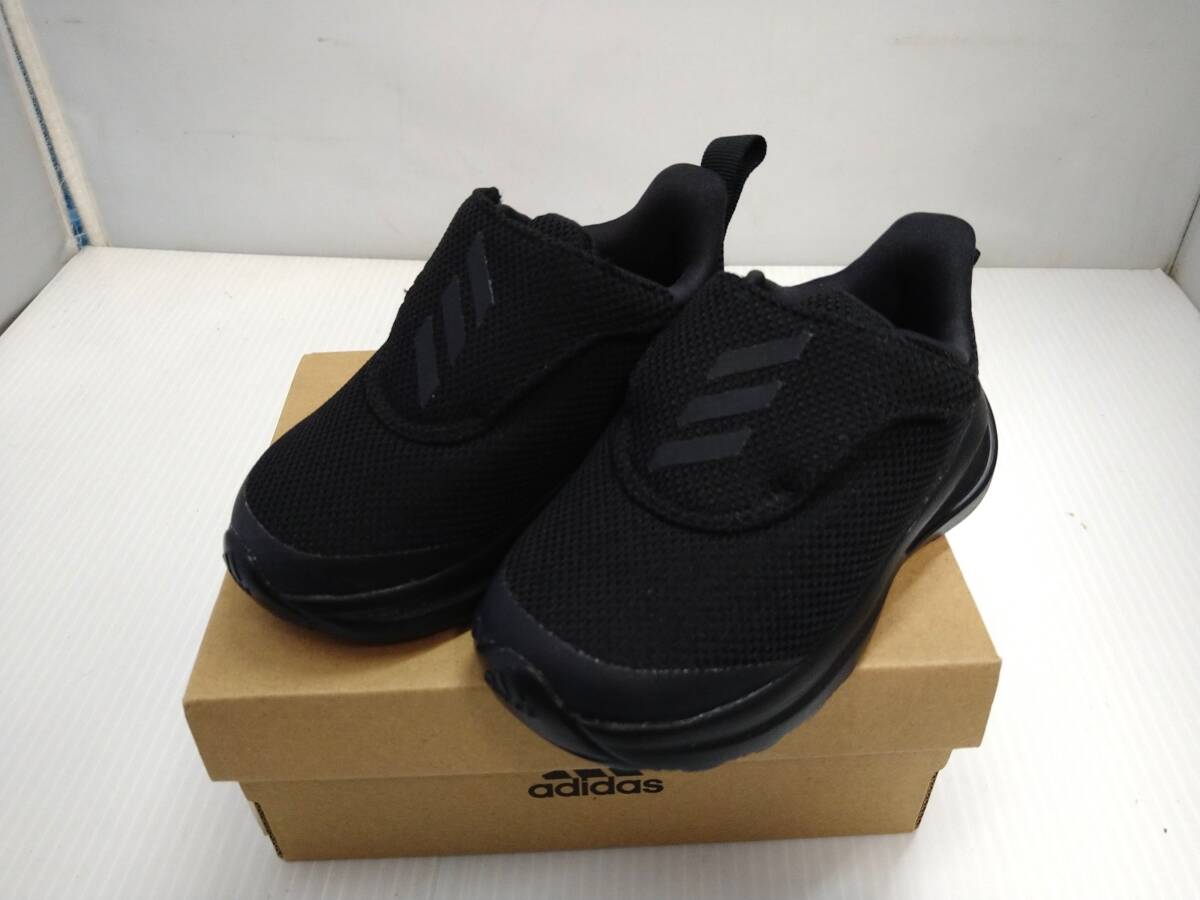 !!24P034 adidas Adidas обувь обувь JP13.0 13cm Kids baby черный спортивные туфли не использовался товар!!