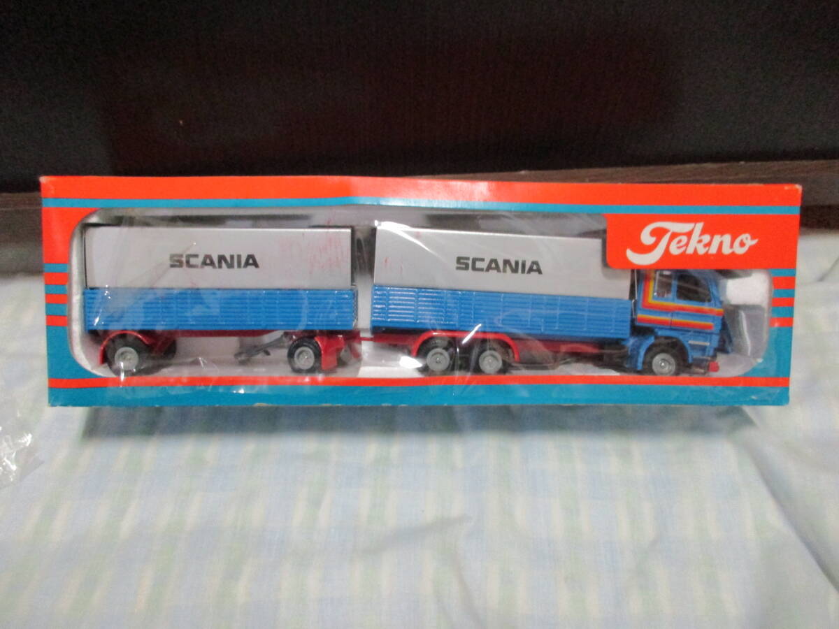 ⑥◎Tekno SCANIA 連結トラック　34ｃｍ　スカニア/テクノ/トレーラー　Ｈolland製_画像1