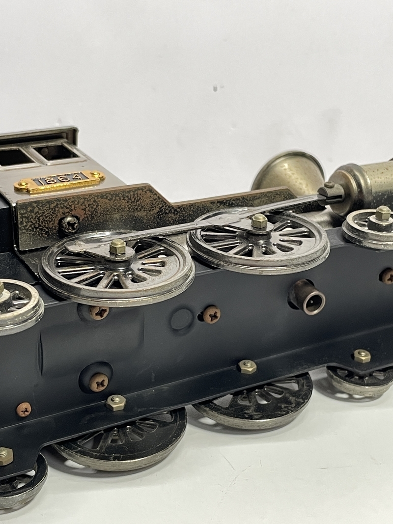 ● コレクター必見 レトロ 蒸気機関車 1864 オブジェ 鉄製 アイアン 機関車 飾り インテリア 鉄道グッズ ディスプレイ コレクション ma491の画像8