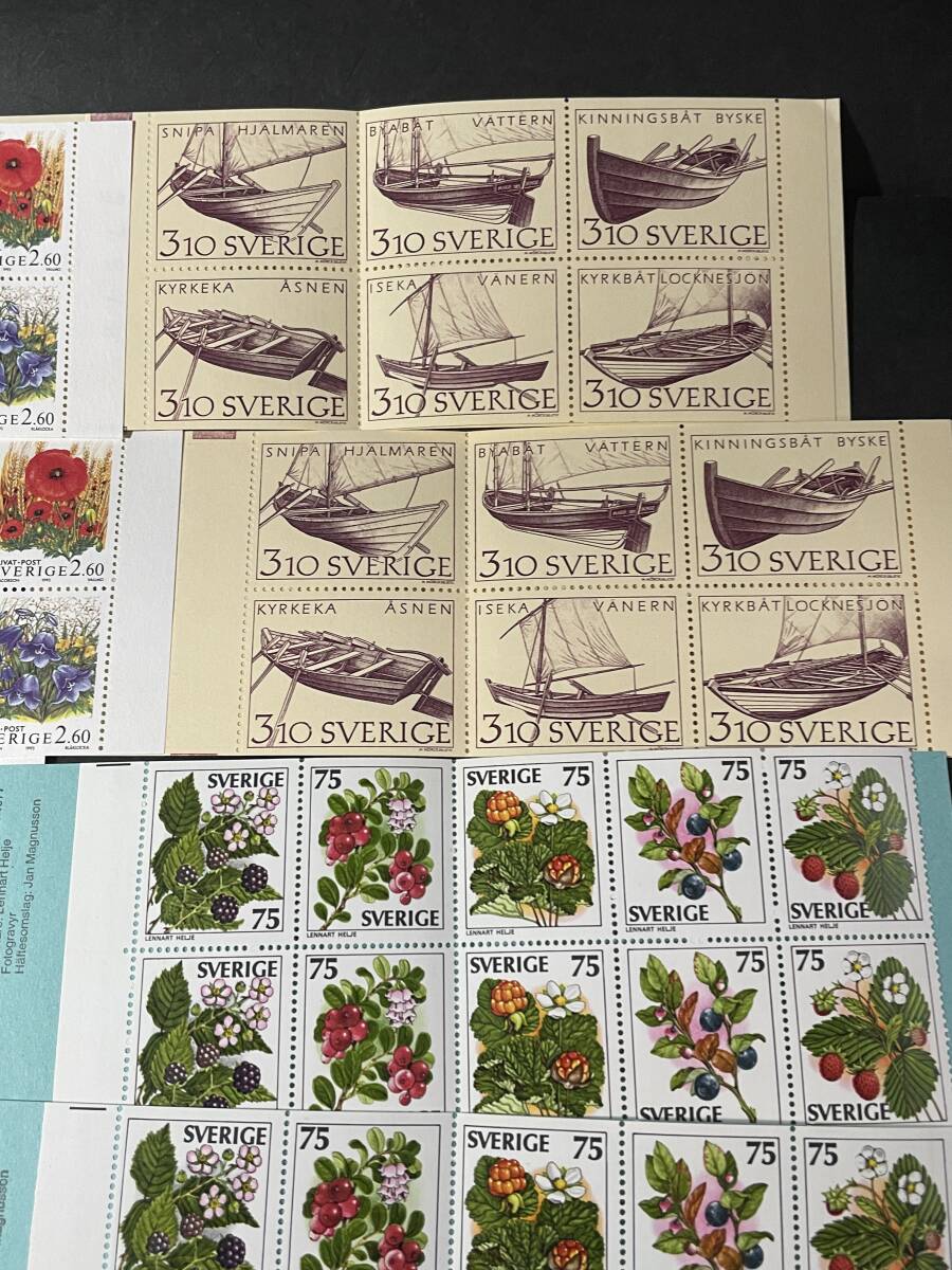 * collector worth seeing unused goods Sweden stamp set sale Europe abroad stamp Vintage retro collection T998