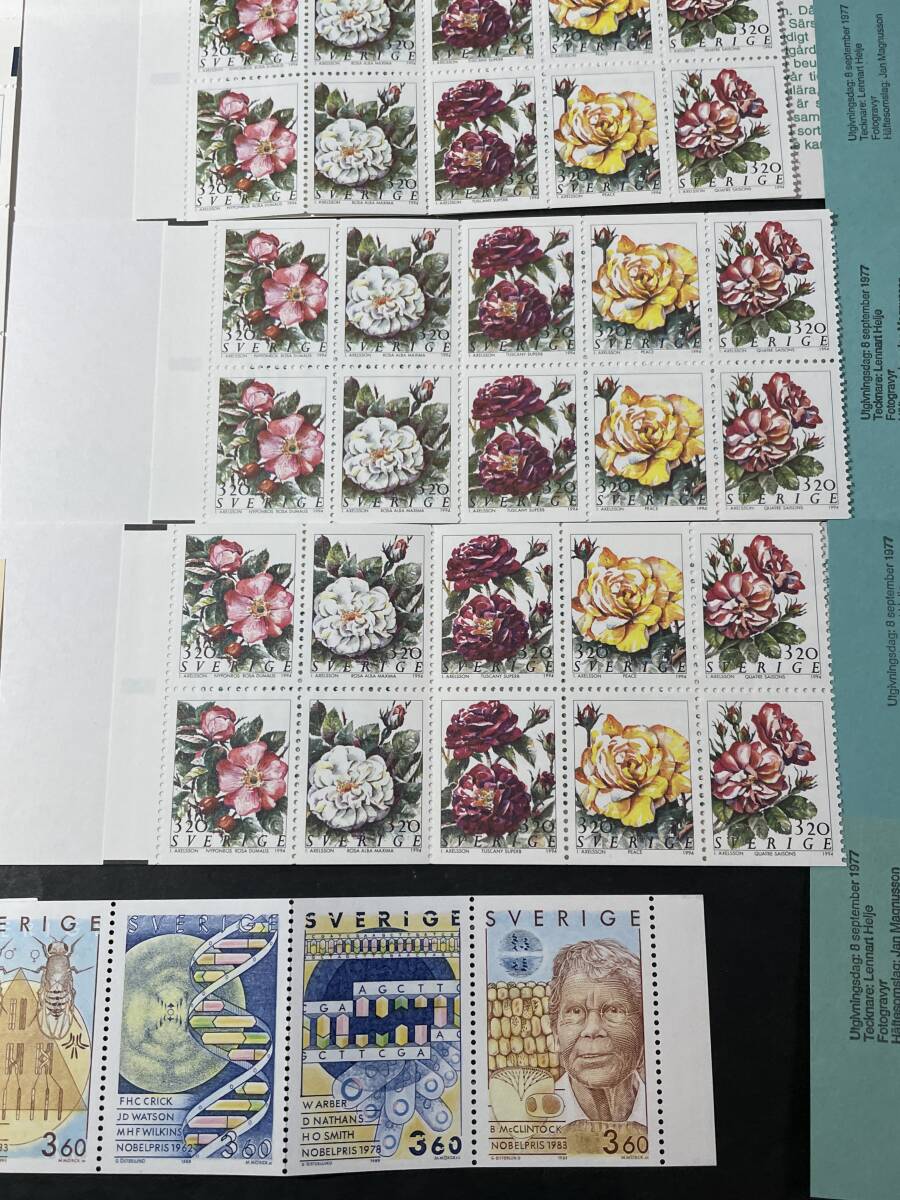 * collector worth seeing unused goods Sweden stamp set sale Europe abroad stamp Vintage retro collection T998
