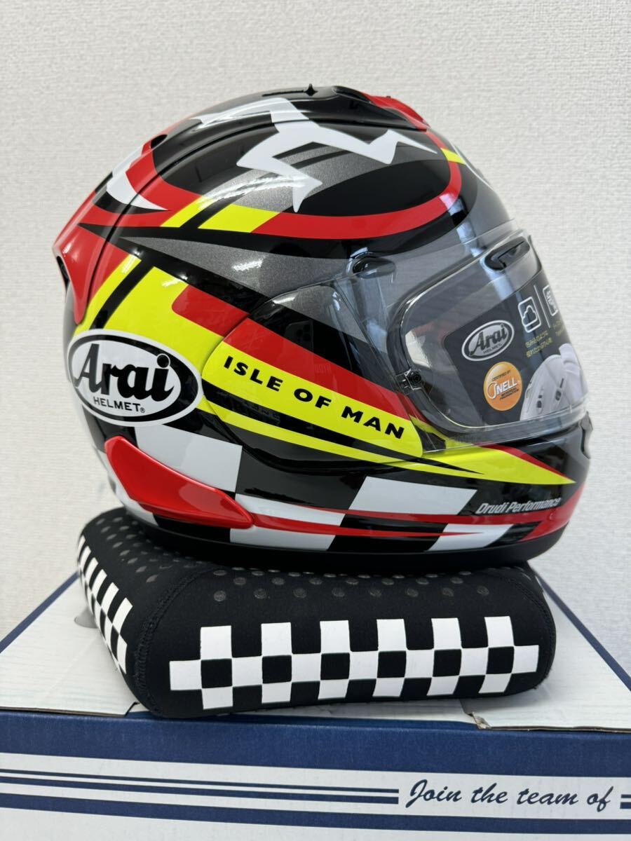 arai rx7x 2023マン島TT 59-60 Lサイズ新品未使用の画像3