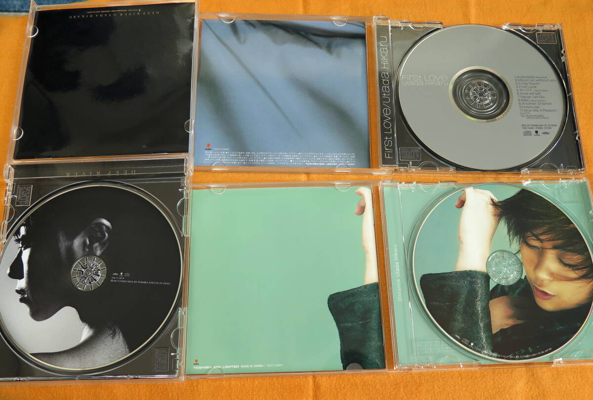 宇多田ヒカル 初期CD First Love,Distance,DEEP RIVER 初回限定盤 ピクチャーレーベル含む CDセット_画像9