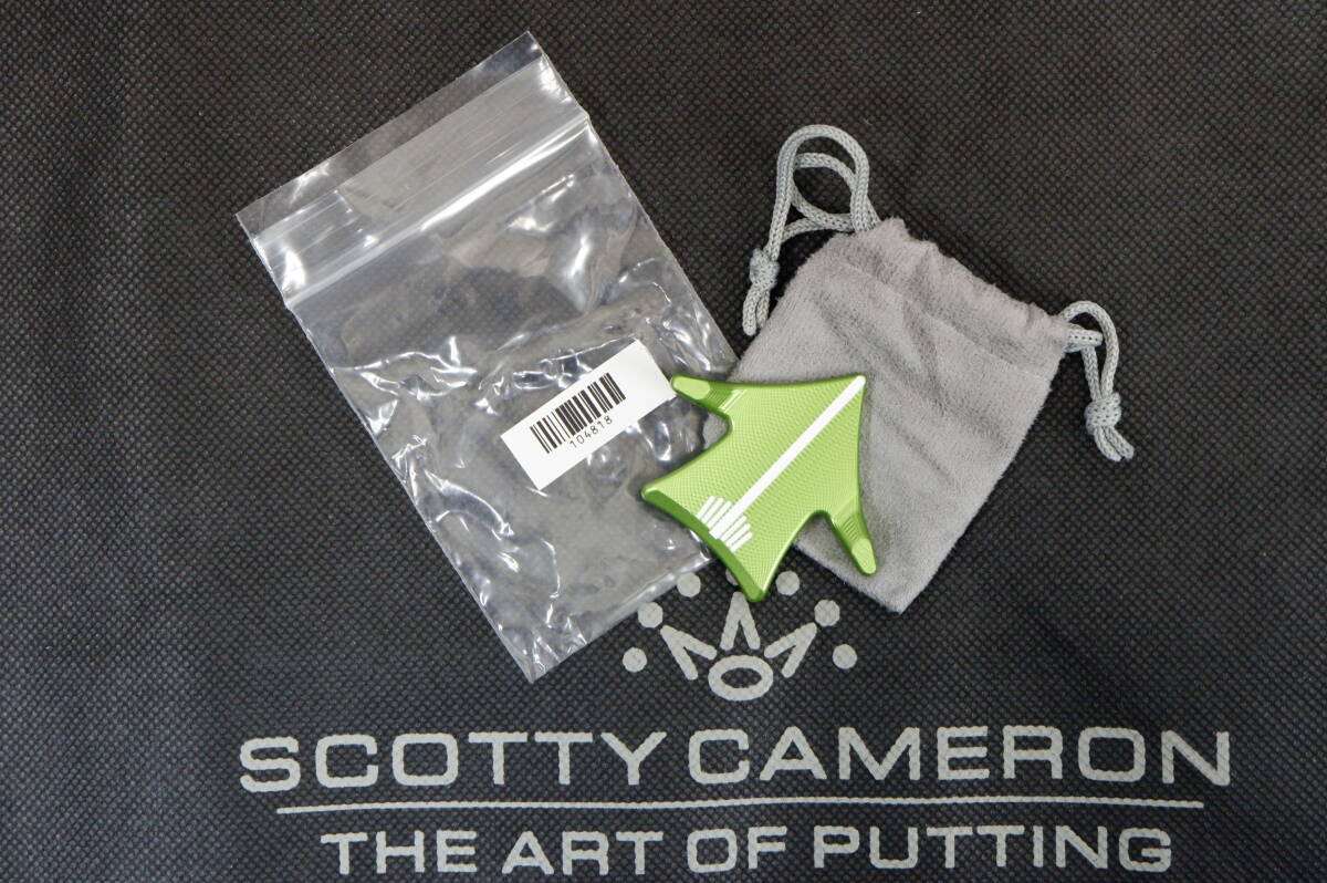 2024年 スコッティ・キャメロン Scotty Cameron - Aero Alignment Tool - Bright Dip Green ボールマーカー St. Patrick's Day 新品 限定品_画像5