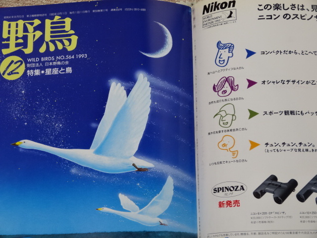 ★日本野鳥の会機関紙「野鳥」89年～94年にかけて12冊、ファイル付★_画像7