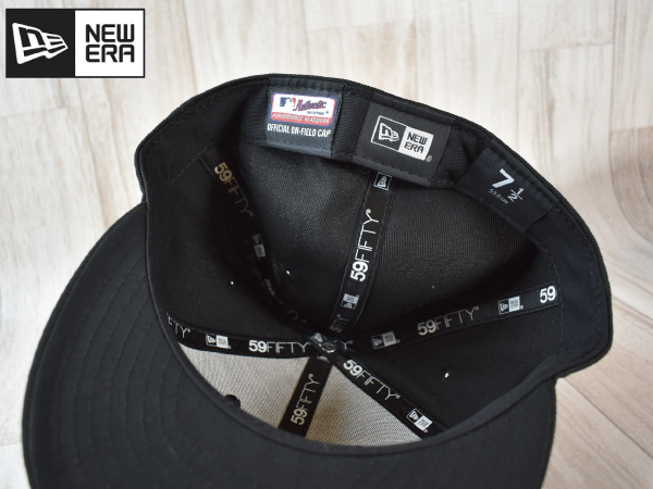 ★未使用品★NEW ERA ニューエラ MLB CHICAGO WHITE SOX ホワイトソックス 59FIFTY 7-1/2 59.6cm キャップ 帽子 USモデル A304_画像6