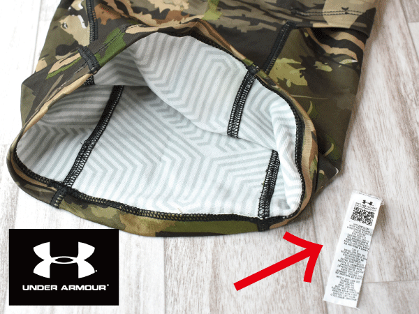 訳アリ★未使用品★UNDER ARMOUR アンダーアーマー バレン 迷彩柄 目出し帽 バラクラバ ビーニー ネックウォーマー 2WAY フリーサイズ A227の画像8