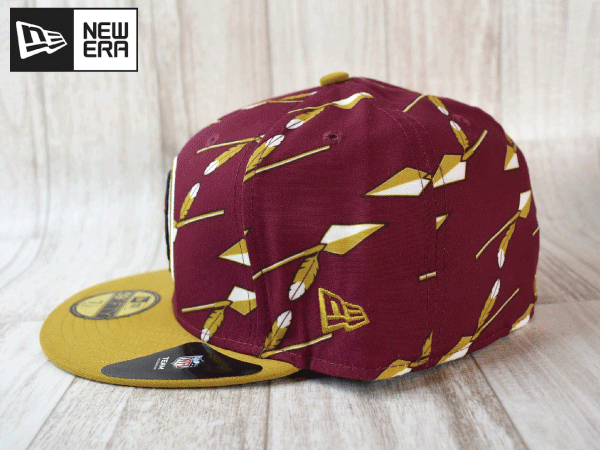 ★未使用品★NEW ERA ニューエラ NFL WASHINGTON RED SKINS レッドスキンズ 59FIFTY 7-1/2 59.6cm キャップ 帽子 USモデル A330_画像3