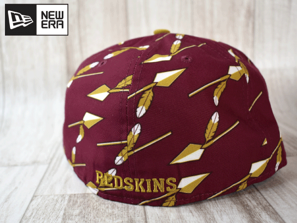 ★未使用品★NEW ERA ニューエラ NFL WASHINGTON RED SKINS レッドスキンズ 59FIFTY 7-1/2 59.6cm キャップ 帽子 USモデル A330_画像5