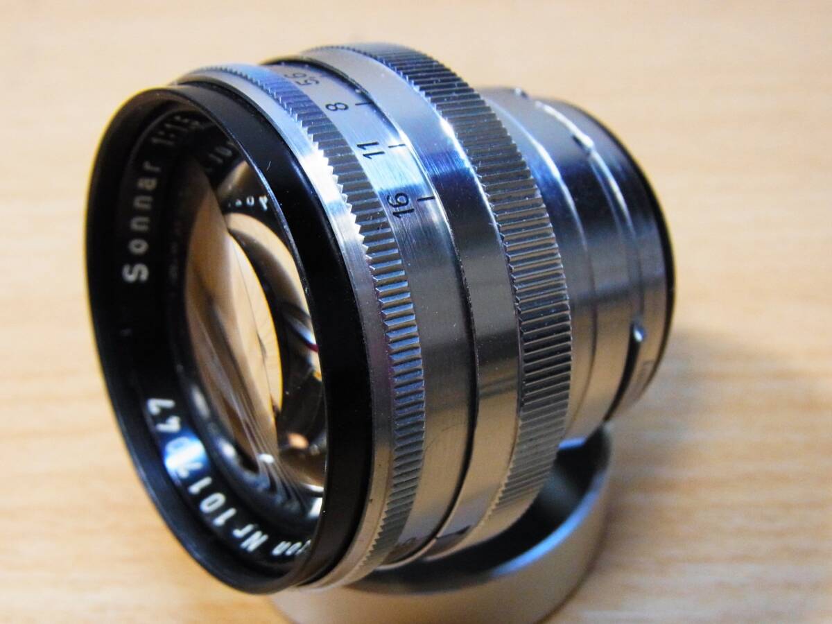 【美品】Contax Zeiss-Opton Sonnar T 50mm F1.5の画像4