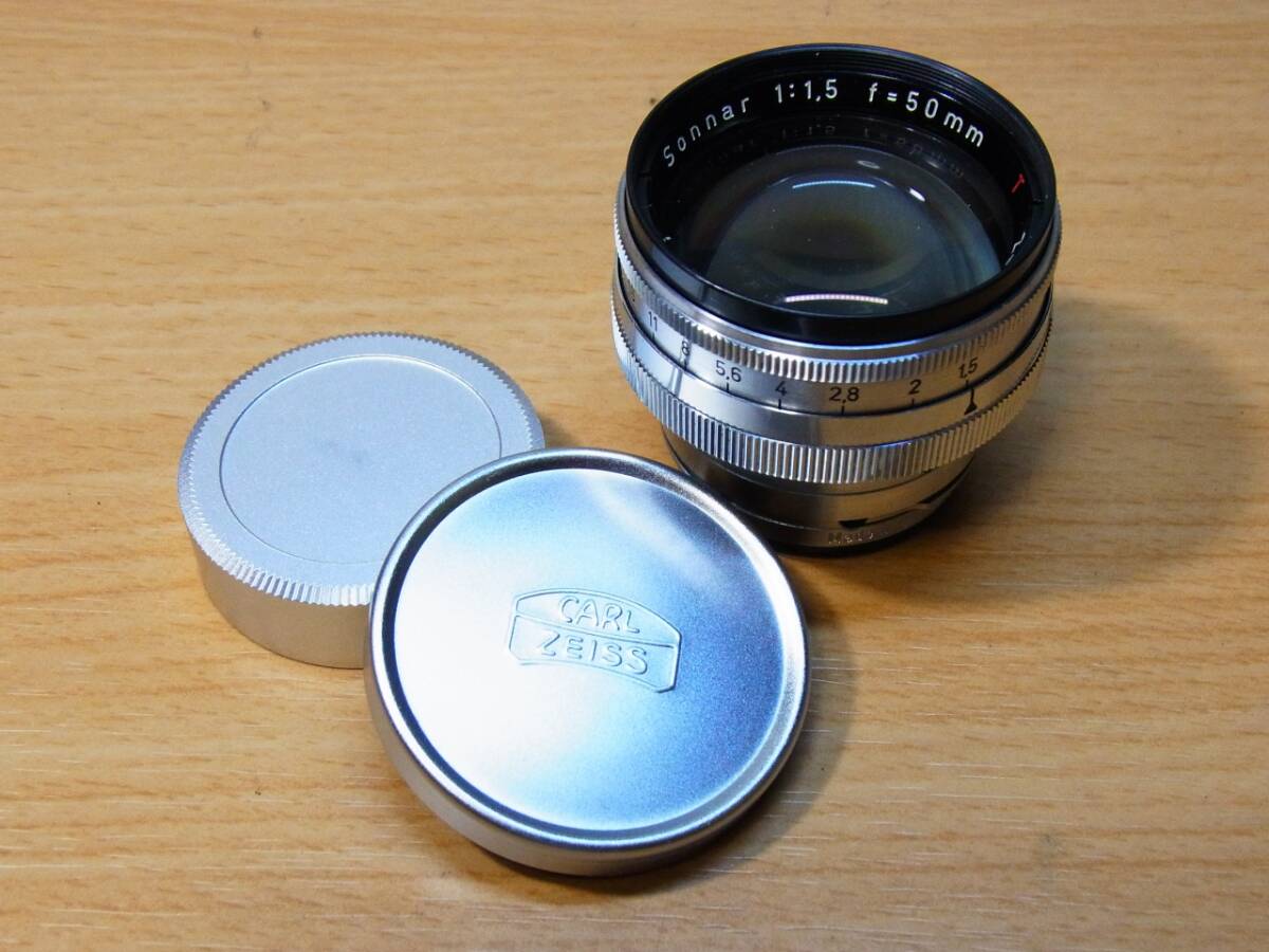 【美品】Contax Zeiss-Opton Sonnar T 50mm F1.5の画像1
