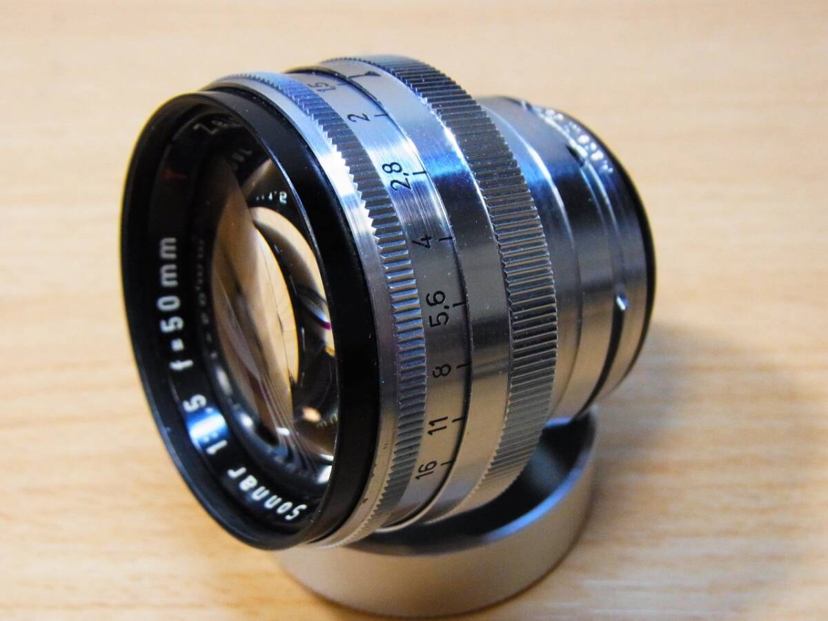 【美品】Contax Zeiss-Opton Sonnar T 50mm F1.5の画像3