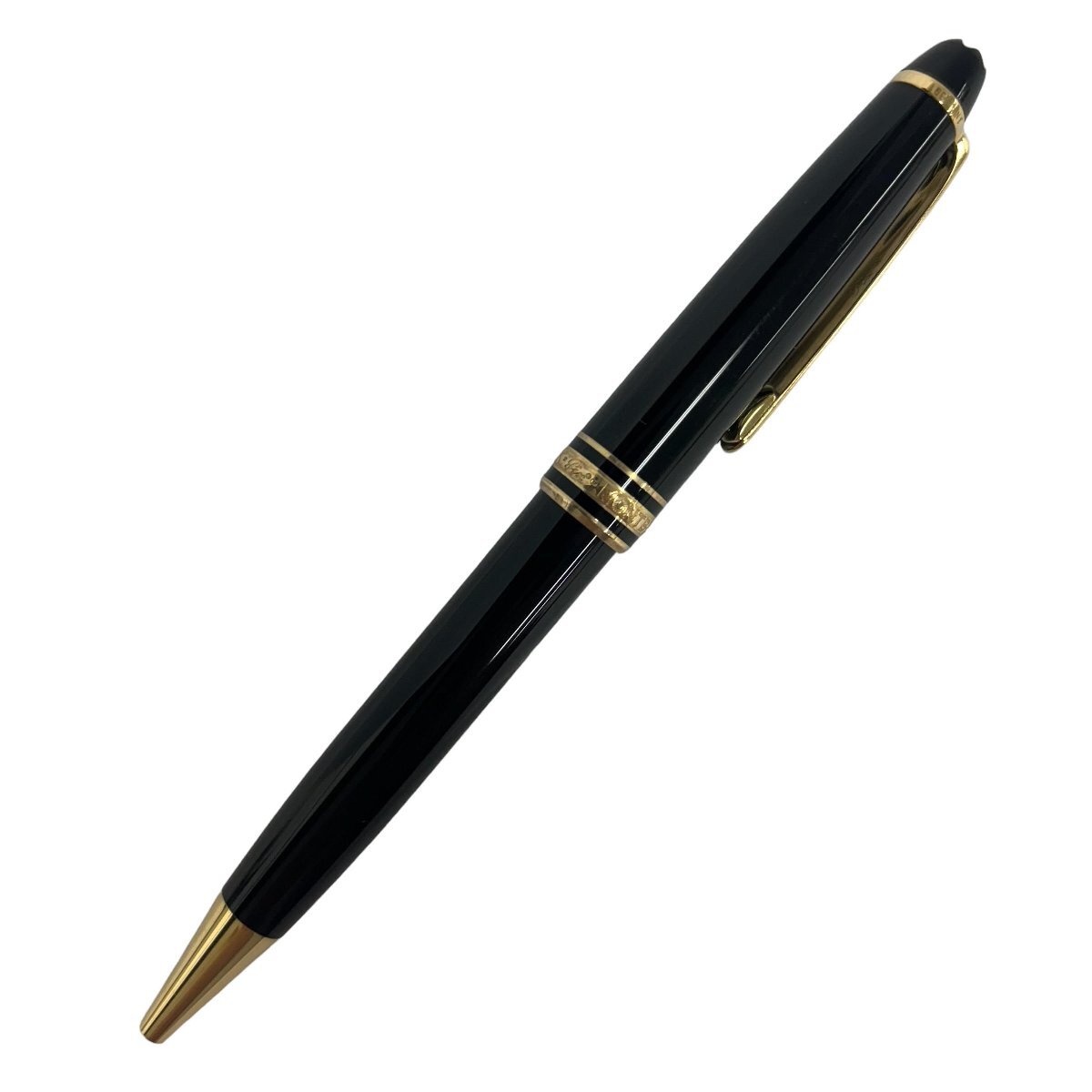 ■ 1円 ～ 正規 中古 参定6.7万■ モンブラン MONT BLANC ■ マイスターシュテュック ボールペン ■ MB132453 ブラック 黒 ゴールド 筆記具_画像1