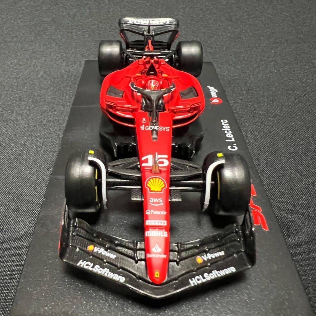 【16】 ブラーゴ F1 1:43 2023年 スクーデリア・フェラーリSF-23 No.16 シャルル・ルクレール ドライバー & 専用ケース付の画像3