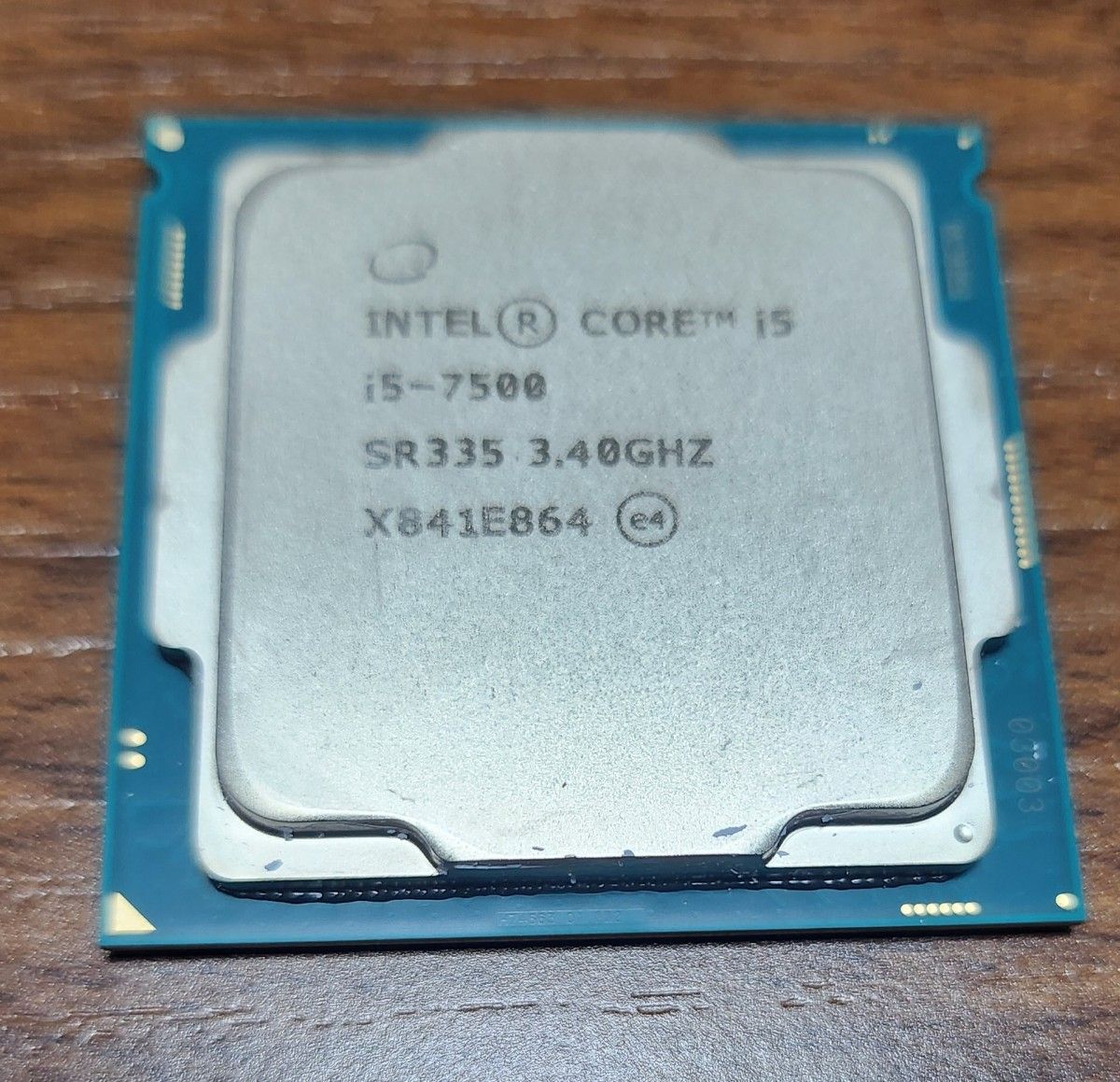 Intel CORE-i5 i5-7500 3.40GHZ CPU