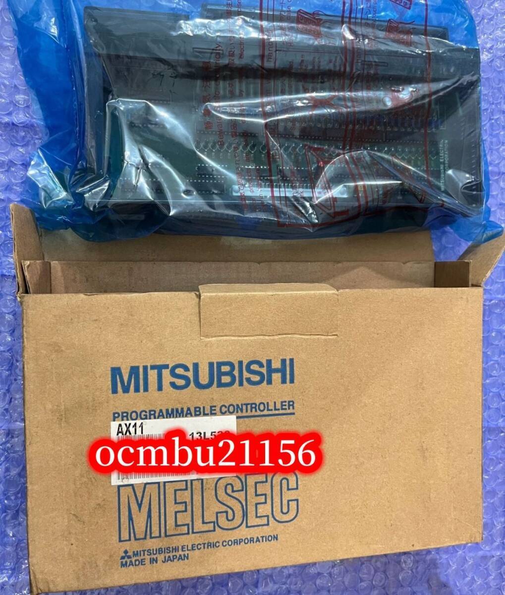 ★新品　MITSUBISHI　三菱　AX11 　入力ユニット PLC シーケンサ　【6ヶ月保証付き】_画像1