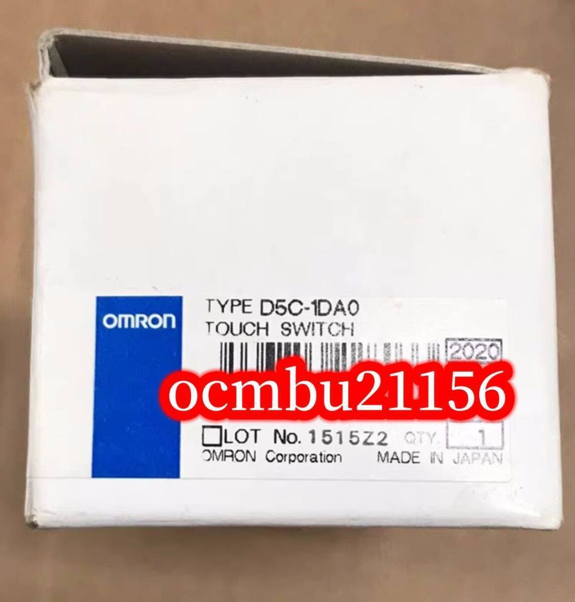 ★新品 OMRON  オムロン  D5C-1DA0 D5C-1DAO 円柱形タッチスイッチ【6ヶ月保証付き】の画像1