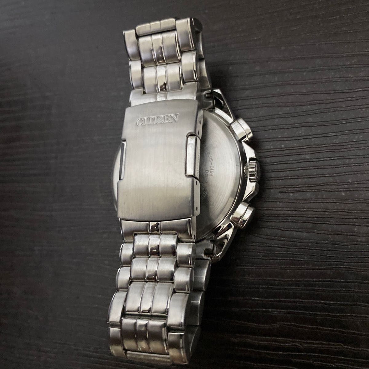 稼働品】CITIZEN/シチズン 電波ソーラー AT3004 黒文字盤 赤秒針 稼働品】CITIZEN/シチズン 電波ソーラー AT3004 黒文字盤 赤秒針