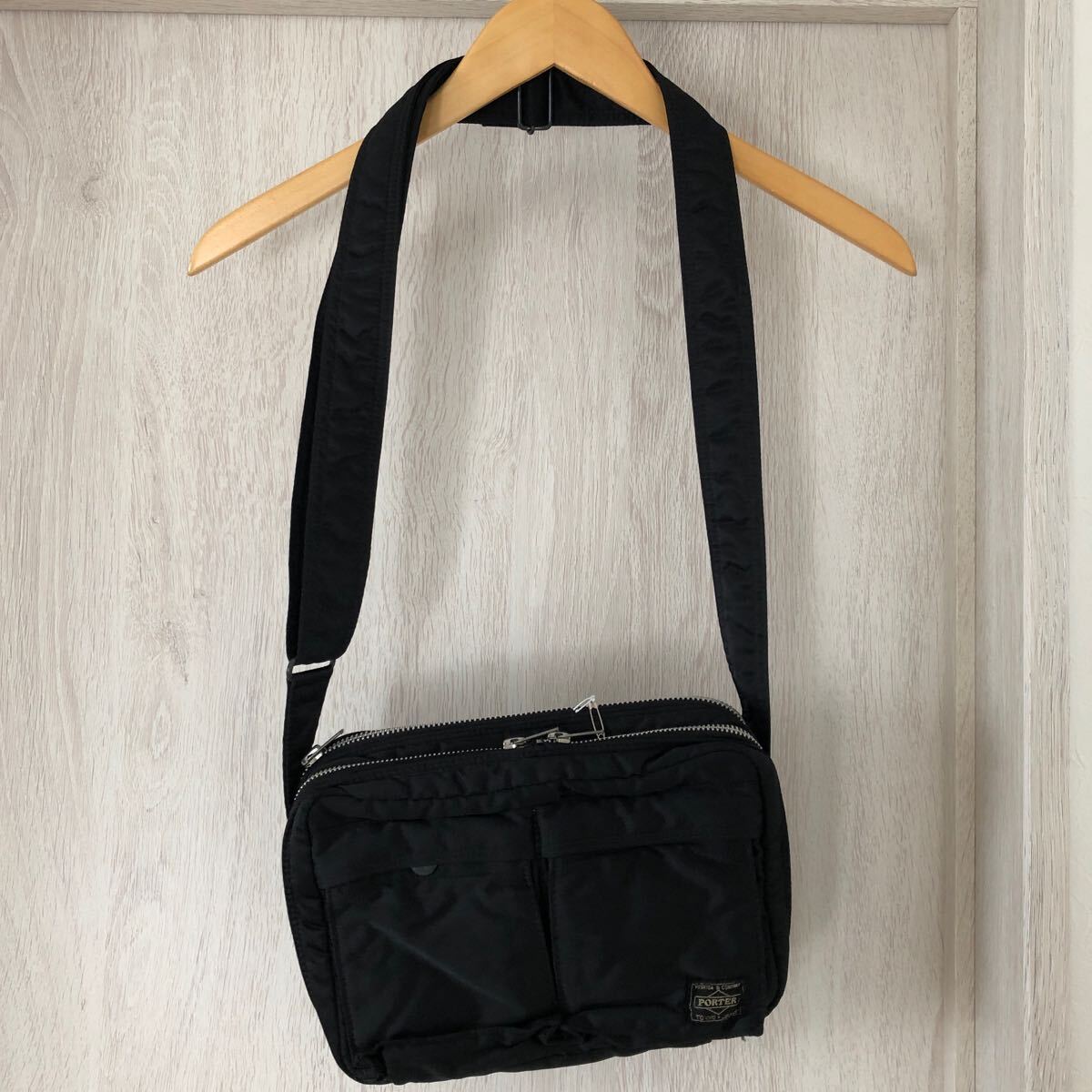 美品‼︎PORTER ポーター ショルダーバッグ ブラック 美品‼︎PORTER ポーター ショルダーバッグ ブラック