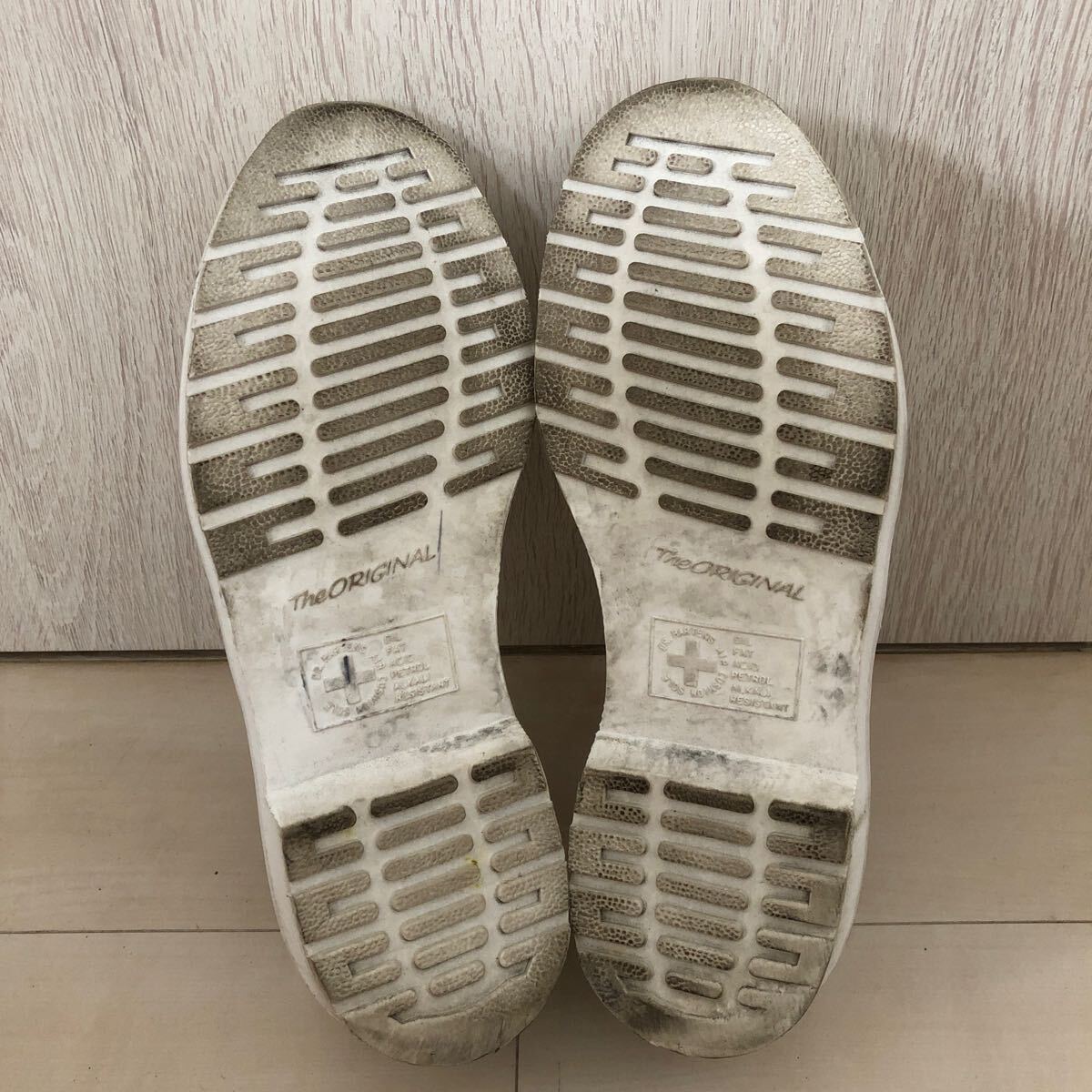 (k) Dr.martens ドクターマーチン 1461 MONO レザー シューズ 靴 プレーントゥ 白 ホワイト UK6.5 25.5cm _画像8