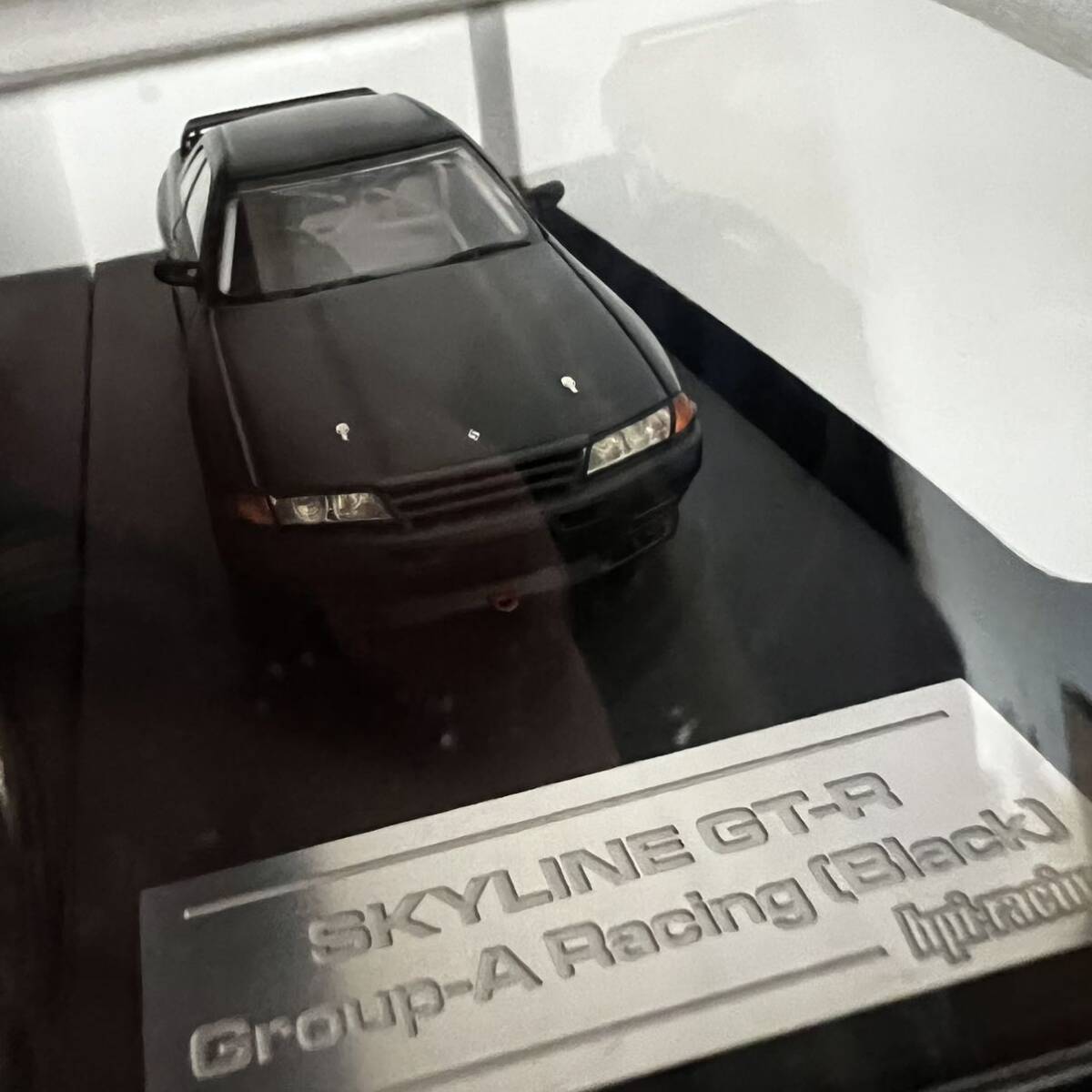 未使用 非売品1/43スケール hpiracing SKYLINE GT-R GROUP-A RACINE (Black) 8094 NISSANの画像4