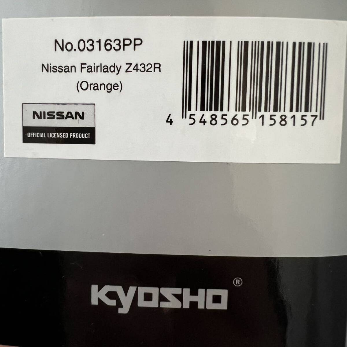 未使用 NISSAN Fairlady Z432R (Orange) No.03163PP KYOSHO ミニカー 1/43スケールの画像6