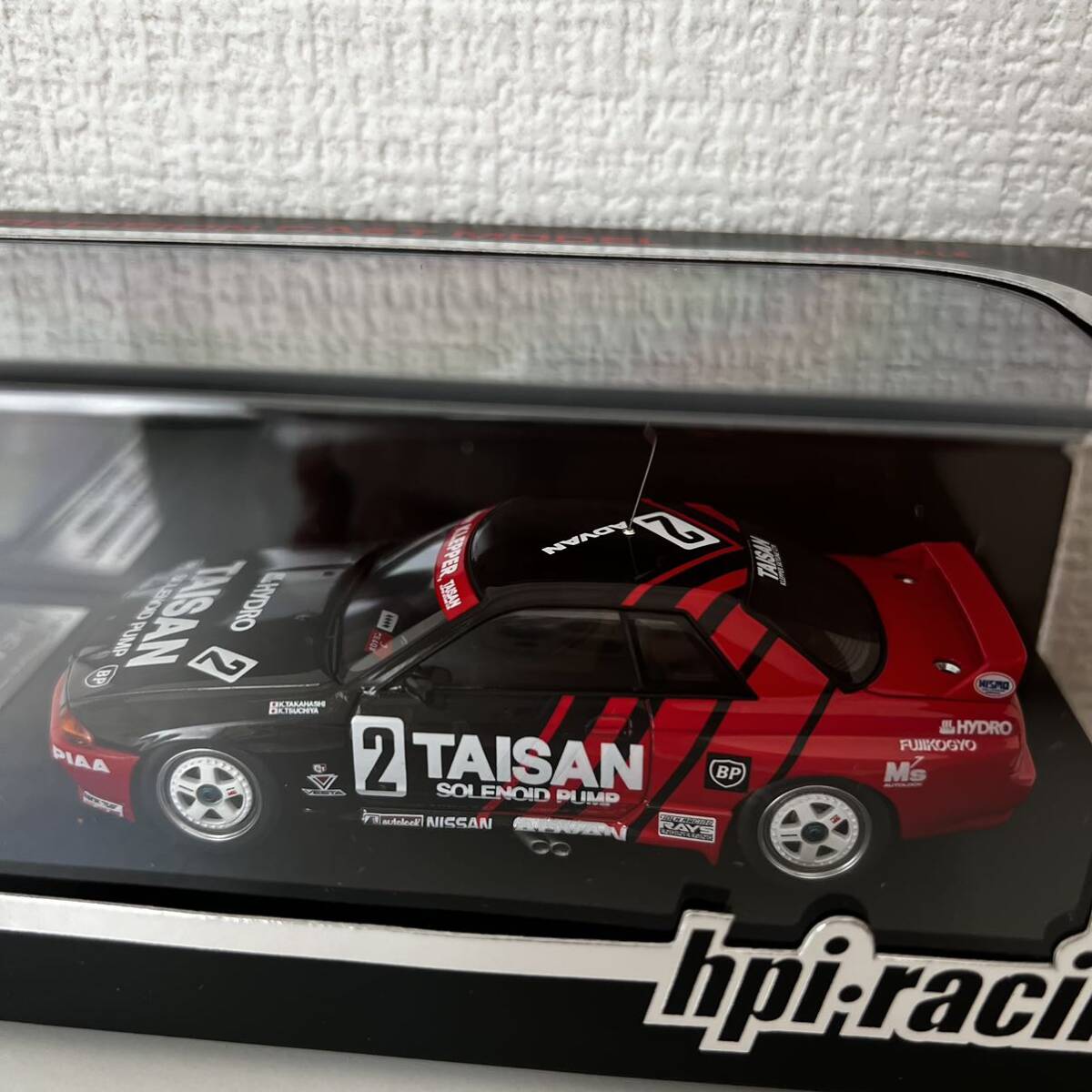 未使用 hpiracing NISSAN TAISAN KLEPPER GT-R (#2) 1991 JTC 8028 ミニカー 1/43スケール_画像2