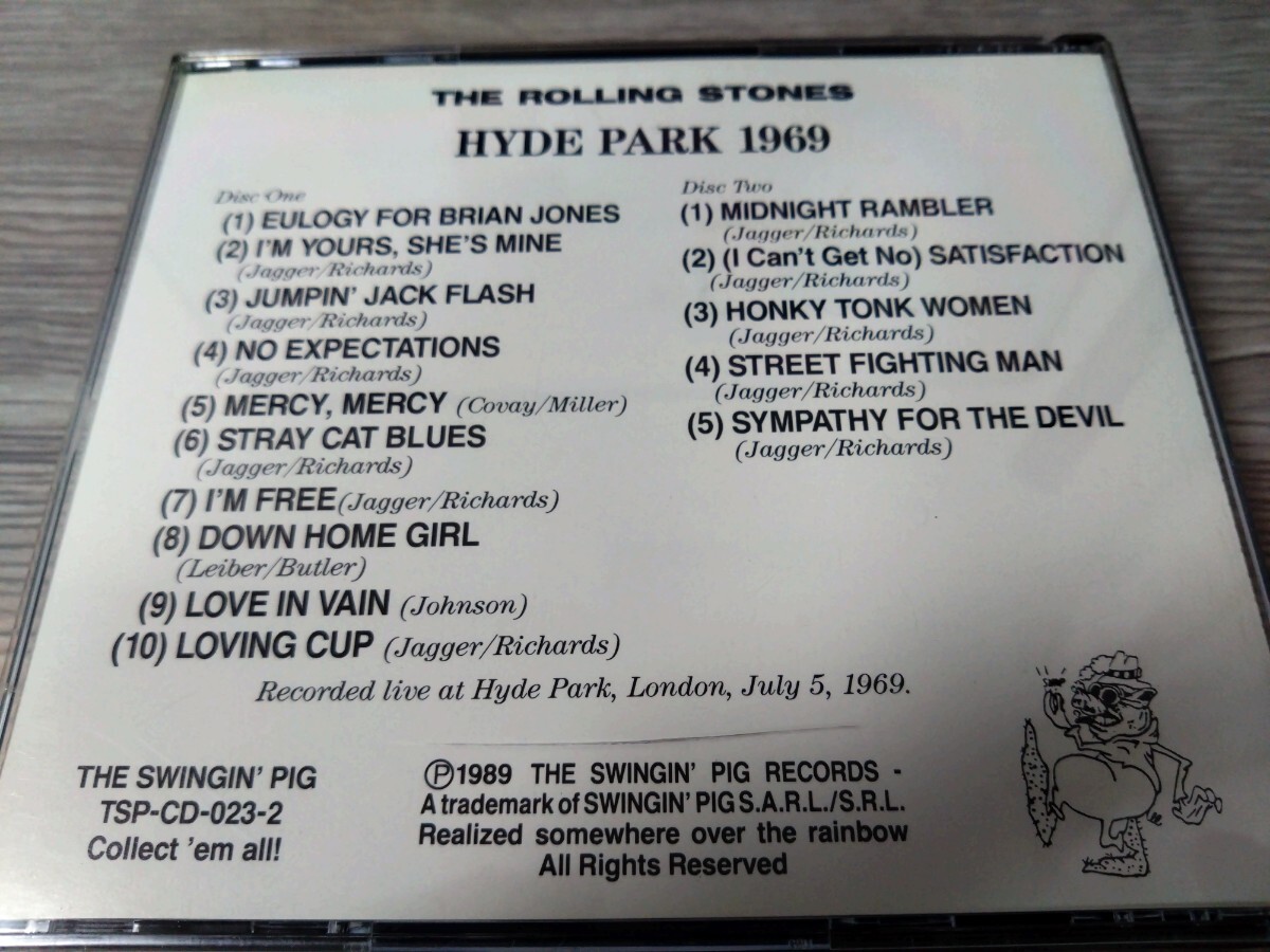 HYDE PARK 1969 / THE ROLLING STONES ザ・ローリング・ストーンズ TSP 2CDの画像3