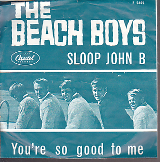 846●7' 蘭ジャケ付き Beach Boys / Sloop John B！67年 Pet Sounds ビーチボーイズ ペットサウンズ 山下達郎 ソフトロック 大滝詠一_画像1