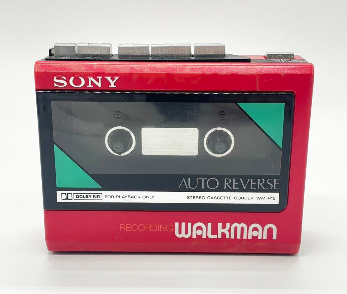 【 SONY / ソニー 】★ WALKMAN ★ ウォークマン ★ WM- R15 ★ 昭和レトロ ★ 当時もの ★ アンティーク ★ ビンテージ の画像1