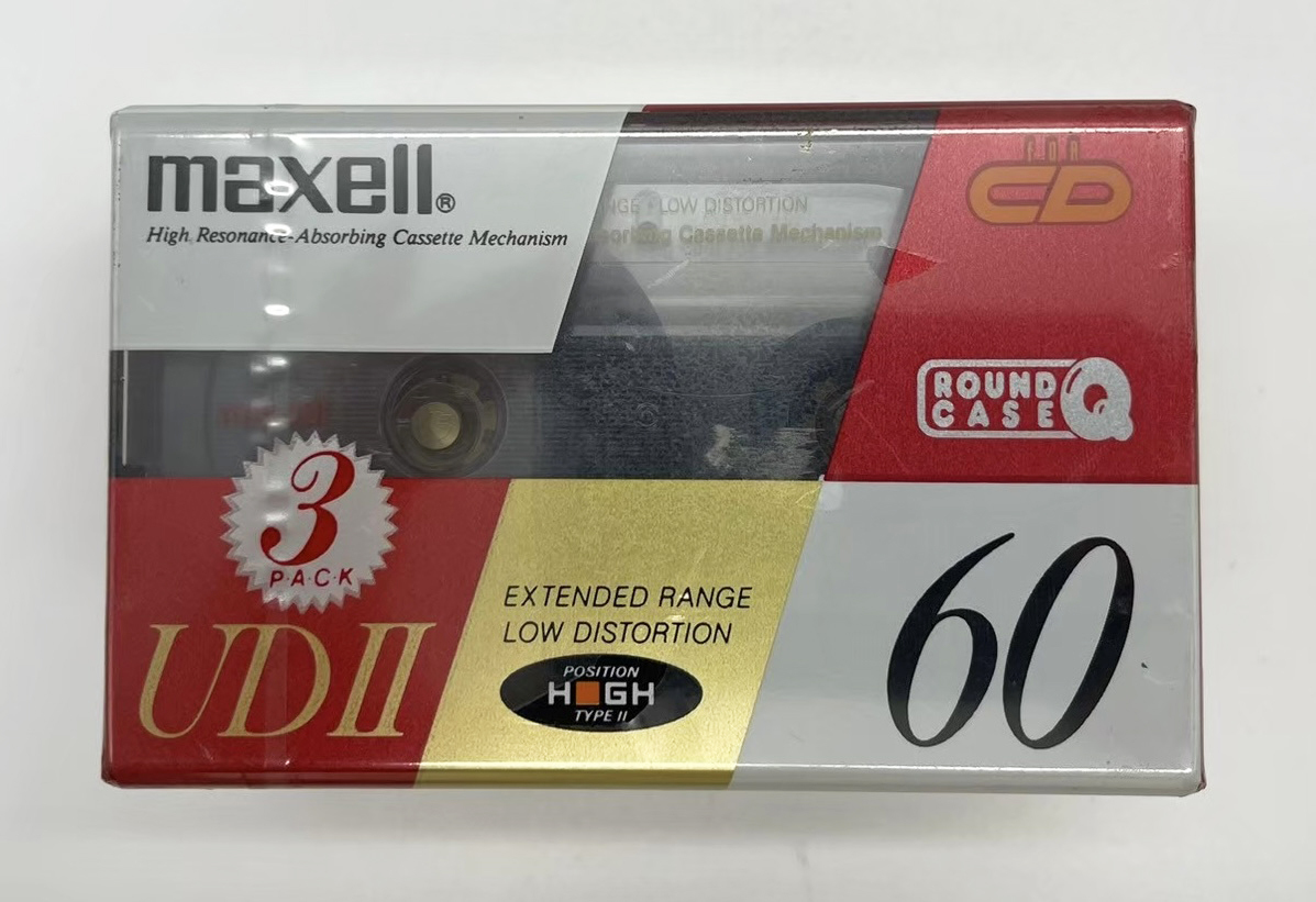 未使用保管品！【 maxell / マクセル 】UDⅡ 60分 3本セット ★ カセットテープ ★ ハイポジ ★ Type 2の画像1