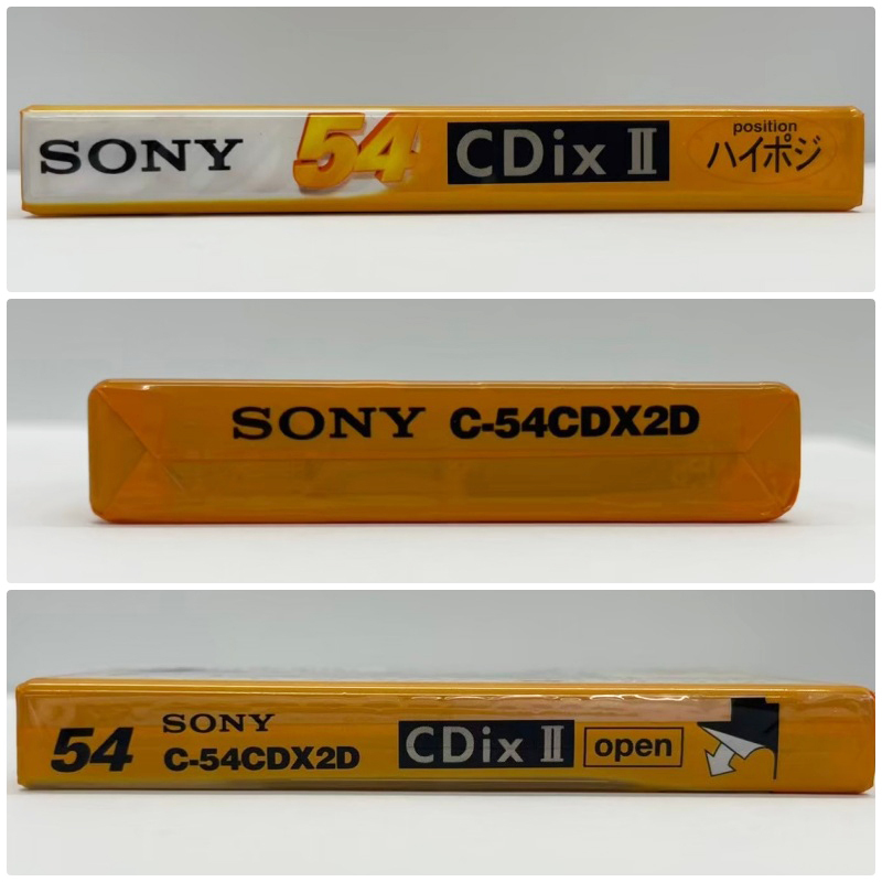 未使用保管品！【 SONY / ソニー 】CDix Ⅱ 54分 ★ カセットテープ ★ ハイポジ ★ Type 2の画像3