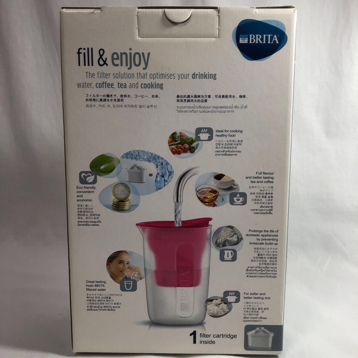 ブリタ BRITA BJ-FPI [ポット型浄水器 ファンピンク] 