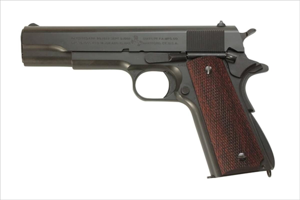 U.S.A. へレッツ社製 実物 Colt.45 ガバメント フルサイズ M1911 用 ウッド グリップ 実銃用 ココボロ コルト 木製グリップ 送料無料 _ココボロ材のグリップです。