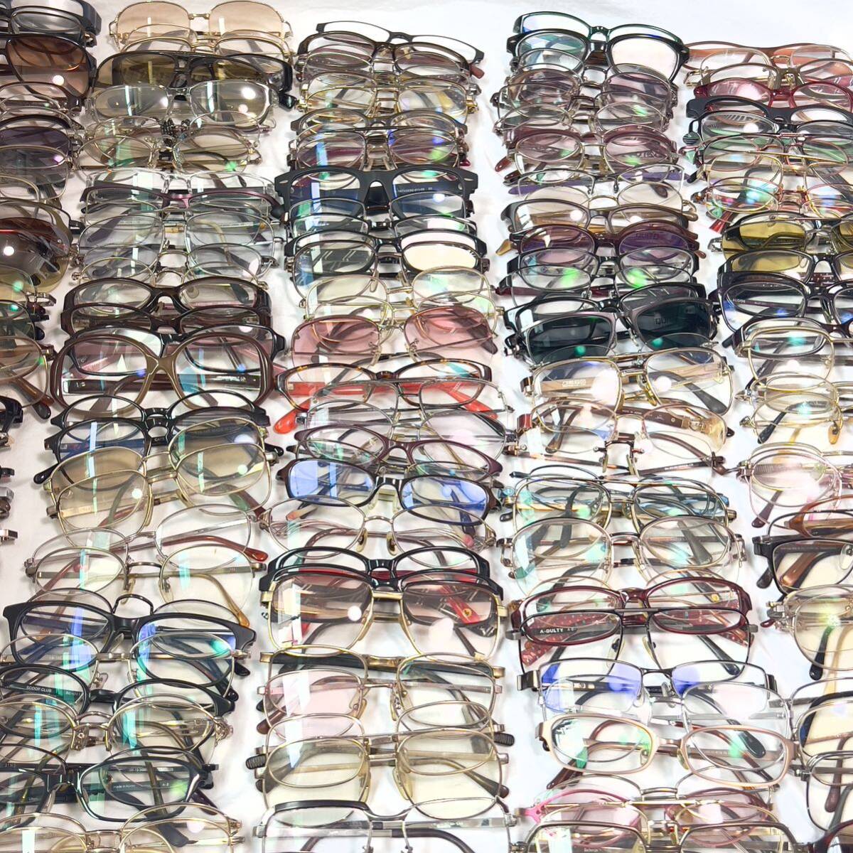 ジャンク メガネ 眼鏡フレーム 200点以上まとめ売り③ ダンヒル ジバンシー イヴサンローラン ＹＳＬ等 サングラス まとめて 大量 セットの画像7