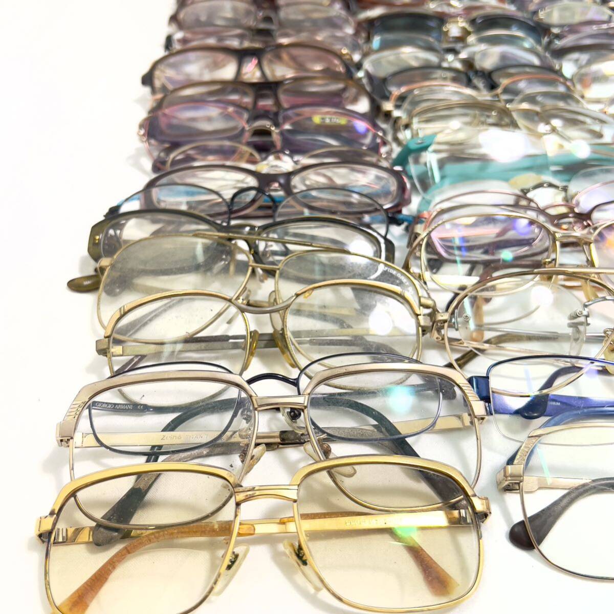  Junk glasses glasses frame 200 point and more set sale ⑤ 999.9 Yves Saint-Laurent Burberry etc. sunglasses together large amount set 