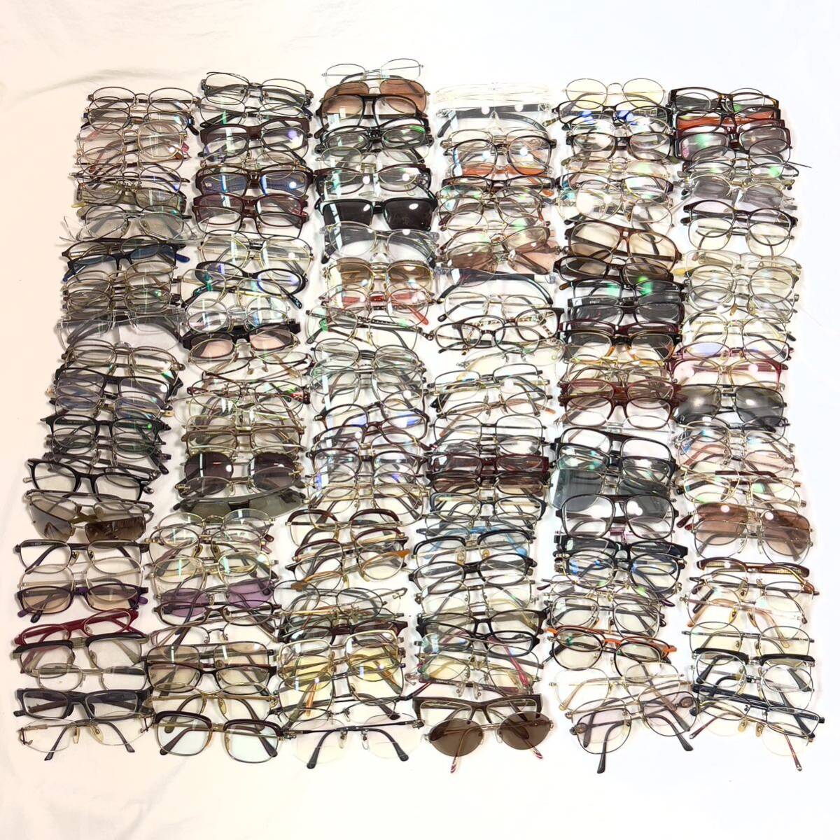 ジャンク メガネ 眼鏡フレーム 250点以上まとめ売り⑥ローデンストック マルヴィッツ HOYA等 まとめて 大量 セット サングラスの画像1
