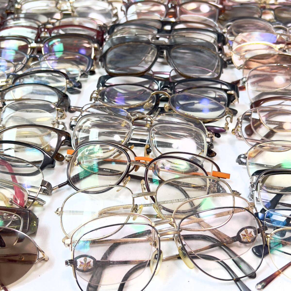ジャンク メガネ 眼鏡フレーム 250点以上まとめ売り⑥ローデンストック マルヴィッツ HOYA等 まとめて 大量 セット サングラスの画像6