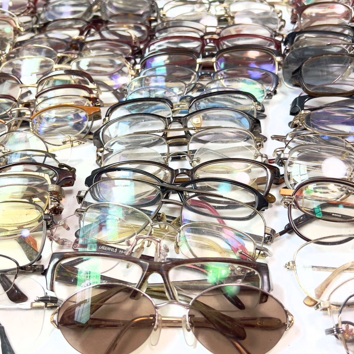 ジャンク メガネ 眼鏡フレーム 250点以上まとめ売り⑥ローデンストック マルヴィッツ HOYA等 まとめて 大量 セット サングラスの画像5
