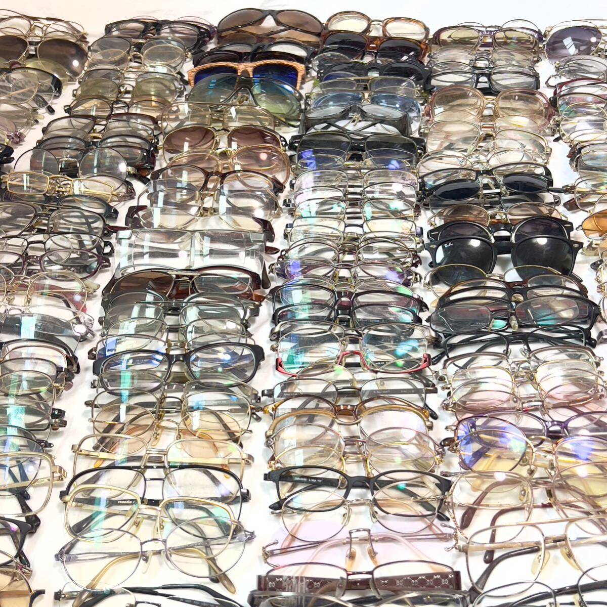 ジャンク メガネ 眼鏡フレーム 250点以上まとめ売り⑦ グッチ イヴサンローラン バーバリー等 まとめて 大量 セット ブランド Gucciの画像8