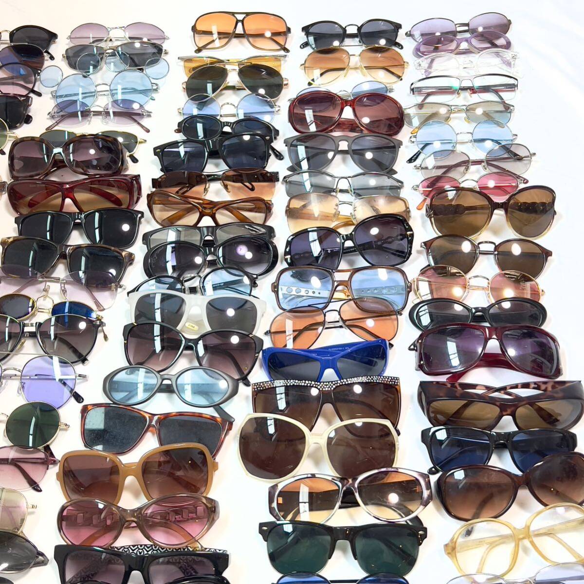 ジャンク サングラス 100点以上まとめ売りレイバン ジャンニヴェルサーチ等 まとめて 大量 セット sunglasses メンズ レディースの画像3