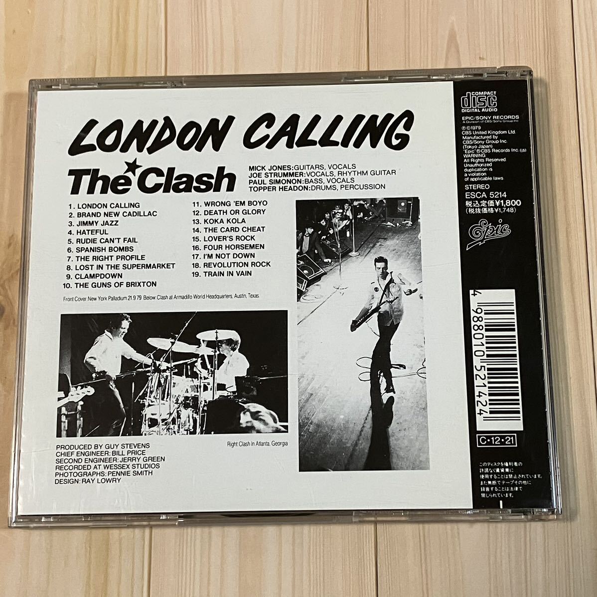 THE CLASH　 LONDON CALLING 　クラッシュ　ロンドンコーリング_画像2