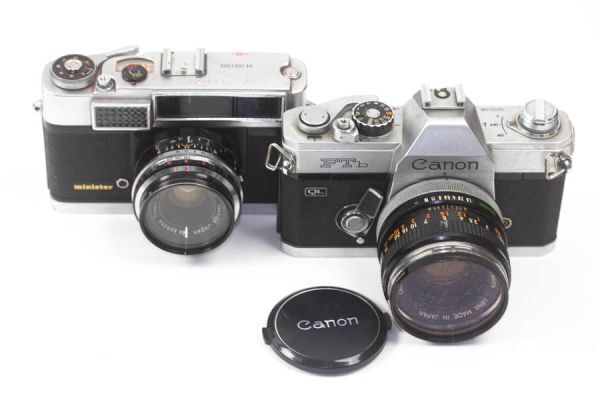 【ジャンクカメラ】 Canon コニカ RICOH ペンタックス 他 アルミボディ フイルムカメラ コンパクトカメラ まとめて 22点セット #18293_画像4