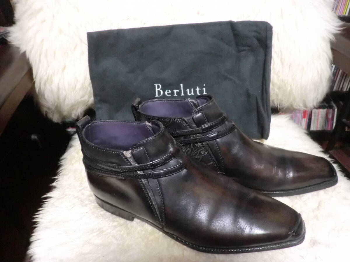 ④　Berluti ベルルッティ　ハーフブーツ サイズ6?