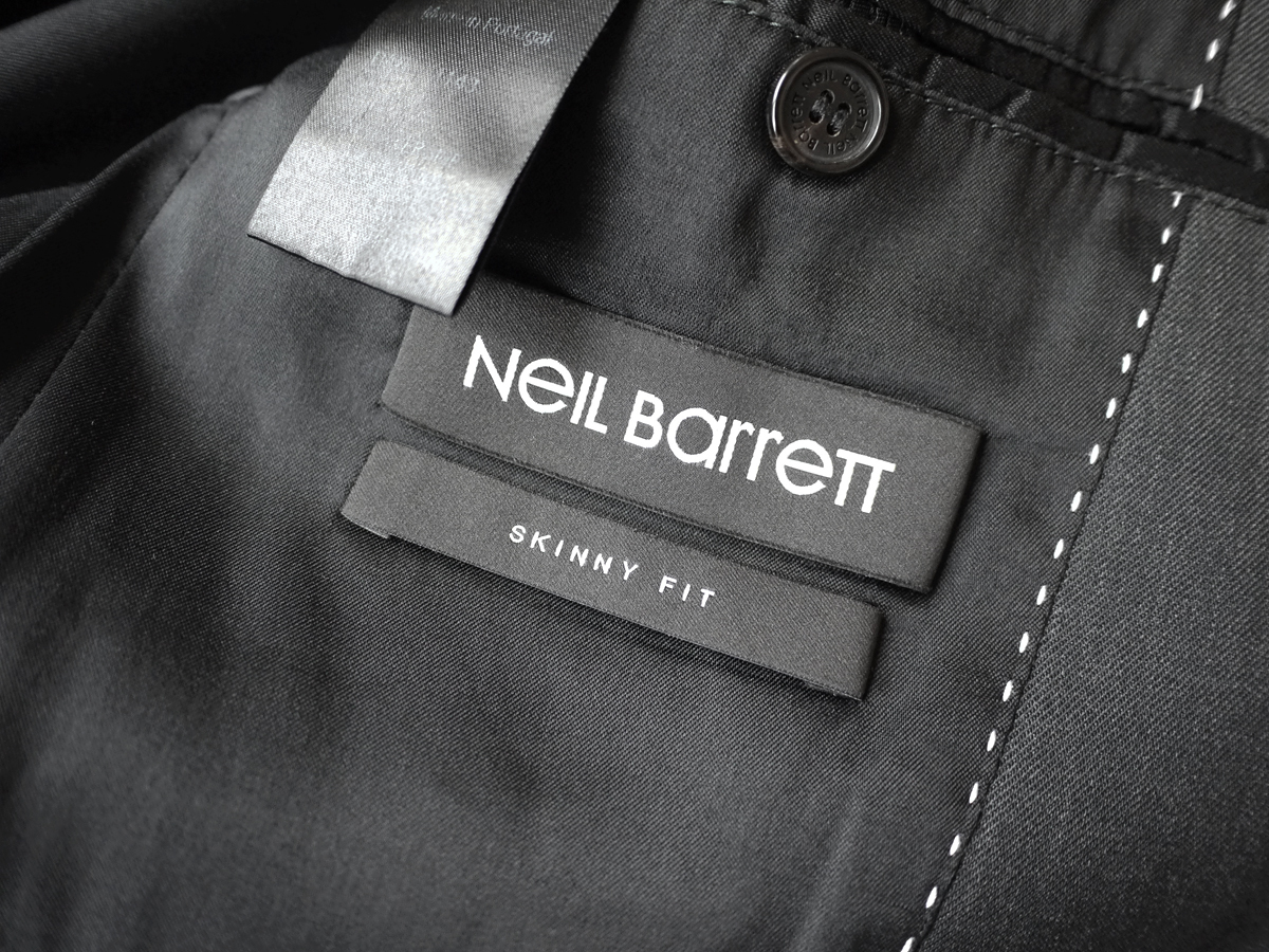 正規品 フラッグシップモデル ニールバレット NeIL BarreTT ウールギャバジン セットアップスーツ パンツ スラックス ジャケットの画像7