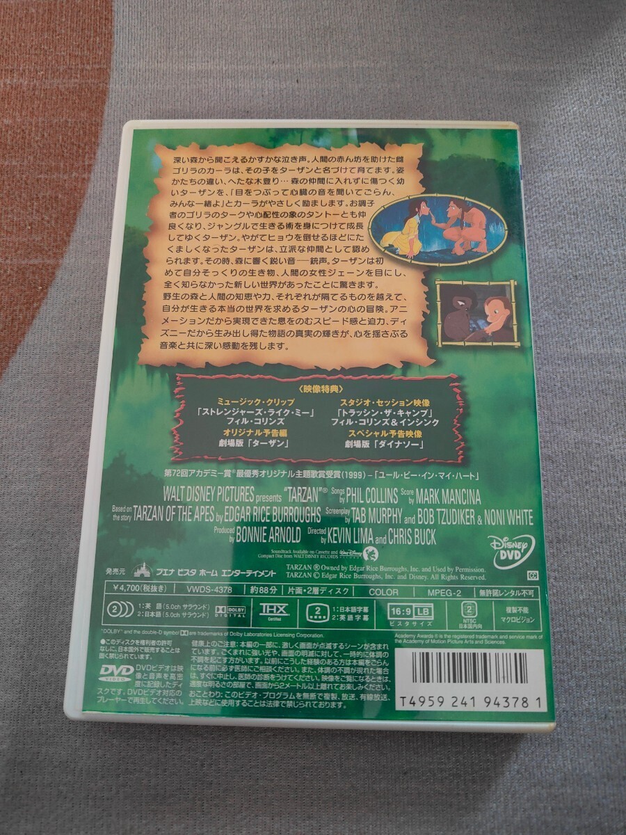 DVD　ターザン　美品 DVD 監督作品_画像2