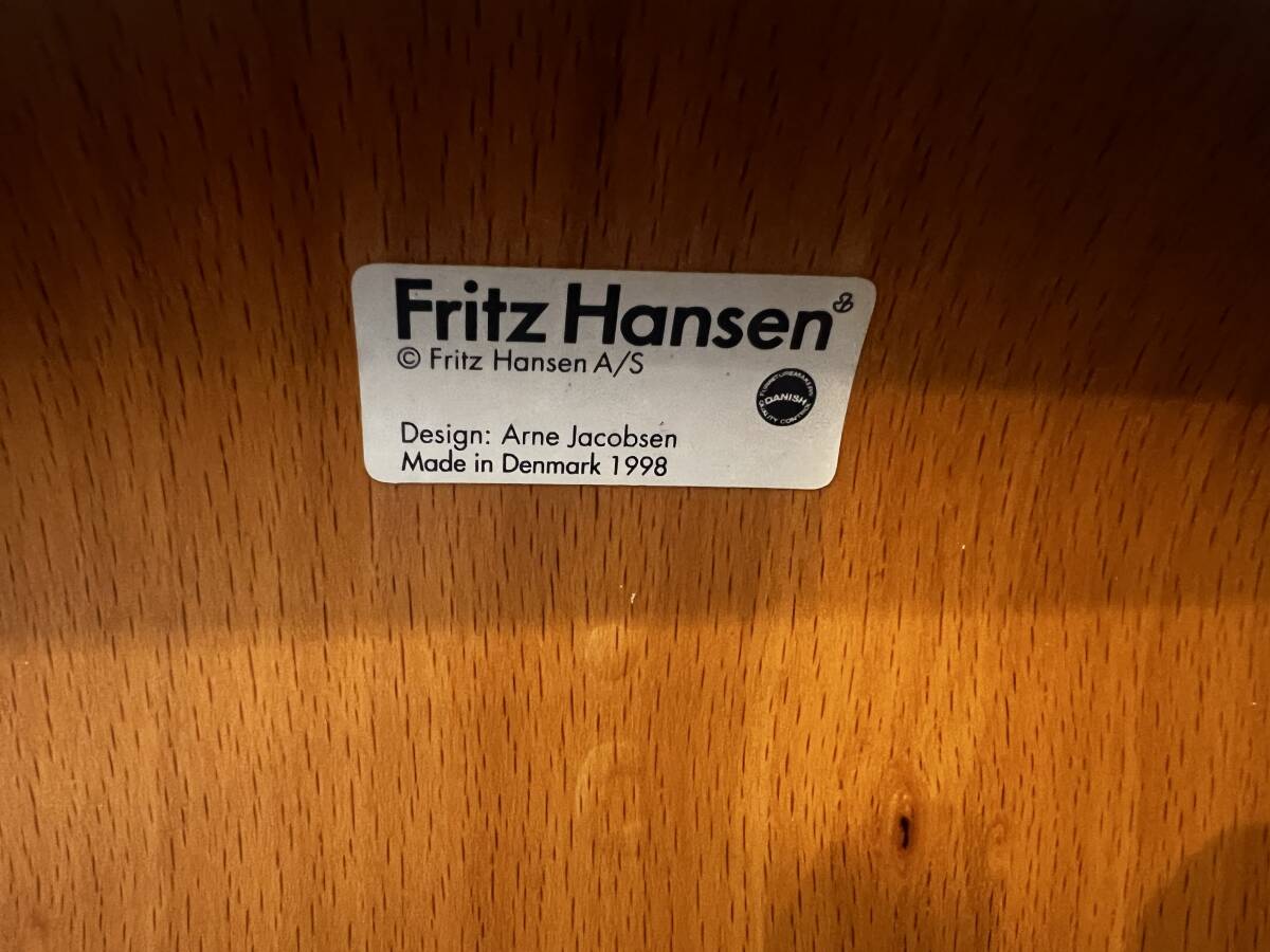 FRITZ HANSEN セブンチェア ナチュラル フリッツハンセン / アルネ・ヤコブセン 北欧 名作椅子 1998年製の画像9