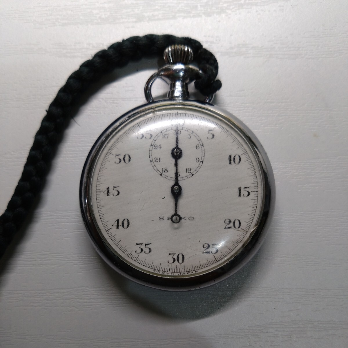 懐中時計 手巻き アンティーク セイコー ストップウォッチ の画像1