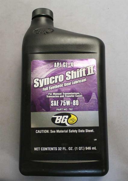  synchronizer shift 2 super gear oil 75W80 GL-4 gear BG79232 synchronizer shift Ⅱ