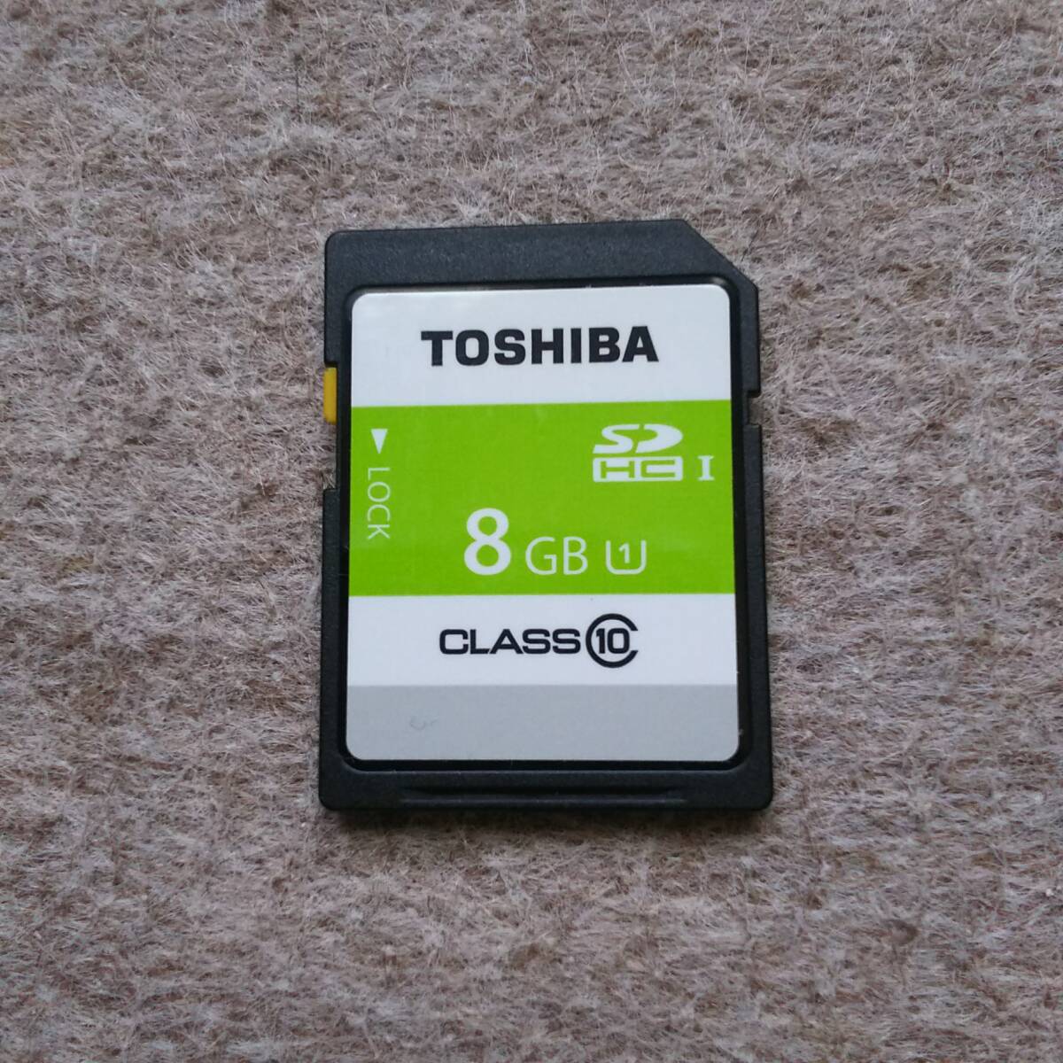 TOSHIBA SDHCメモリーカード 8GB 送料63円 SDカード_画像1